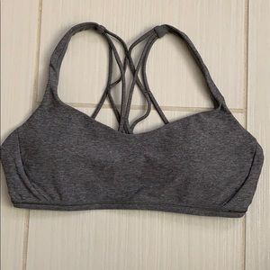 Lululemon grey sports bra